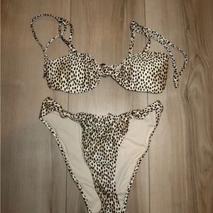 Dotted Print Bikini Set
